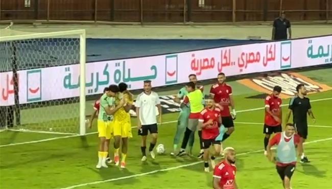 بكاء محمود الشناوي وفرحة لاعبي طلائع الجيش بعد خروج الزمالك من كأس مصر