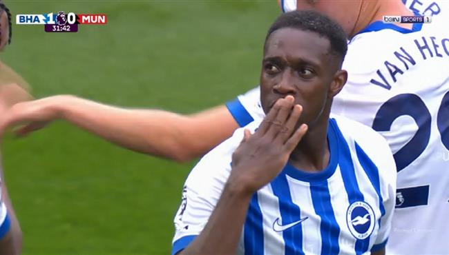 هدف داني ويلبيك في مرمي مانشستر يونايتد بالدوري الانجليزي