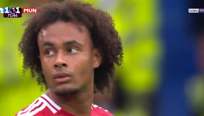 هدف مانشستر يونايتد الملغي امام برايتون في الدوري الانجليزي