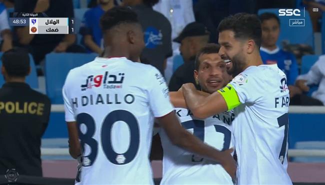 هدف تعادل ضمك الرائع مع الهلال 1 1 الدوري السعودي