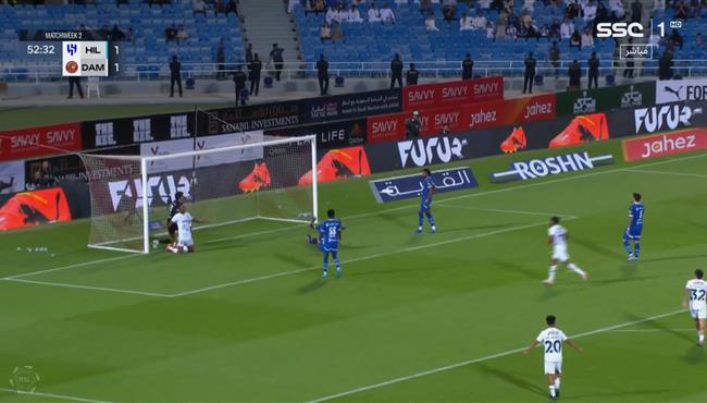 هدف ضمك الثاني في مرمي الهلال بالدوري السعودي