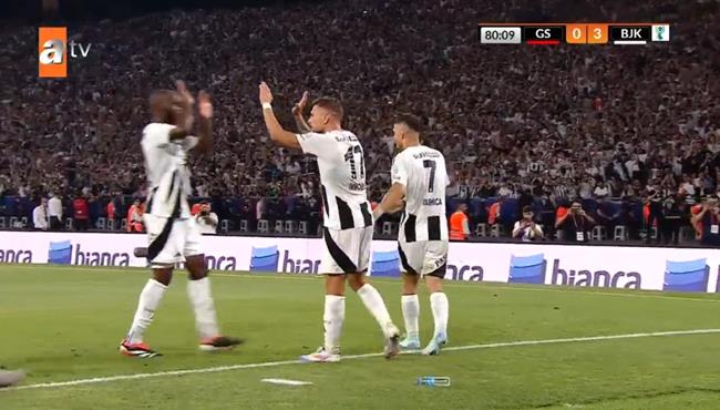 اهداف مباراة بشكتاش وجالطة سراي 5 0 كأس السوبر التركي