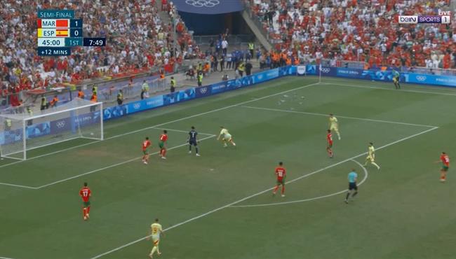 القائم ينقذ المغرب من هدف مؤكد لـ اسبانيا في أولمبياد باريس