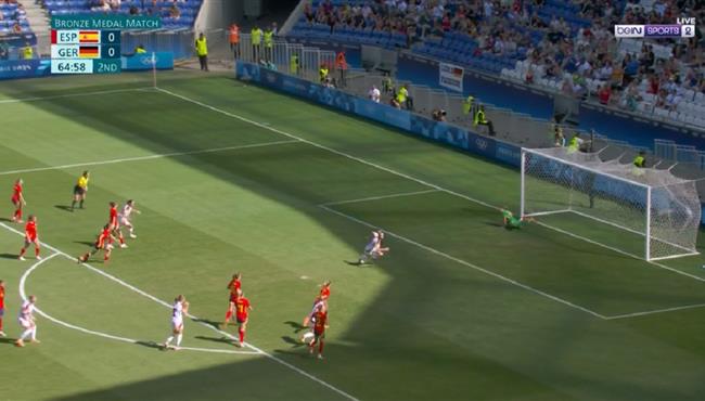 هدف المانيا الاول في مرمي اسبانيا باولمبياد باريس