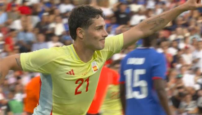 هدف اسبانيا الرابع الرائع في مرمي فرنسا بنهائي أولمبياد باريس