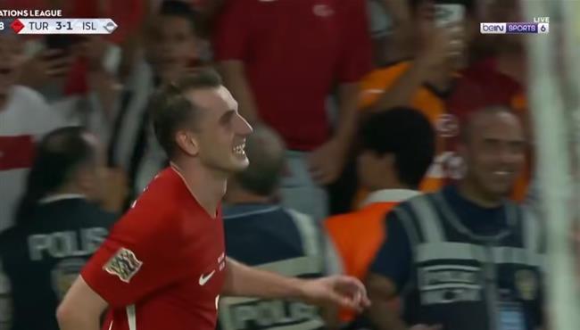 اسيست اردا جولر الرائع لـ هدف تركيا الثالث في مرمي ايسلندا بدوري الامم الاوروبية