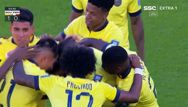 هدف فوز الاكوادور علي بيرو 1 0 تصفيات كأس العالم