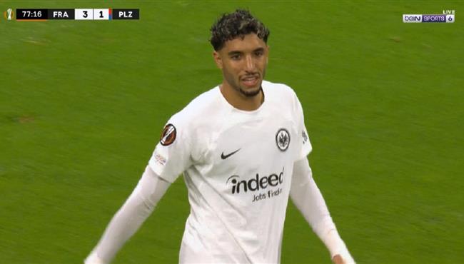 ملخص لمسات عمر مرموش في مباراة اينتراخت فرانكفورت وفيكتوريا بلزنب الدوري الاوروبي
