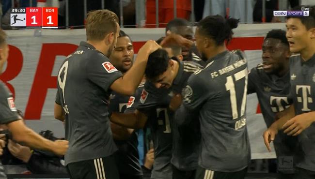 اهداف مباراة بايرن ميونخ وباير ليفركوزن 1 1 الدوري الالماني