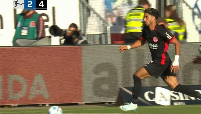 اسيست عمر مرموش الثاني في مباراة فرانكفورت وهولشتاين كيل بالدوري الالماني