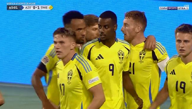 اهداف مباراة السويد واذربيجان 3 1 دوري الامم الاوروبية