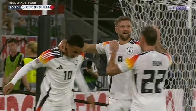 هدف المانيا الاول في مرمي المجر بعد عمل جماعي رائع دوري الامم الاوروبيه