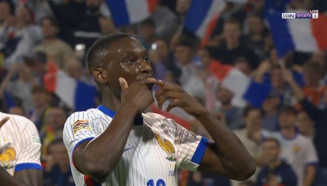 هدف كولو مواني في مرمي بلجيكا بدوري الامم الاوروبية