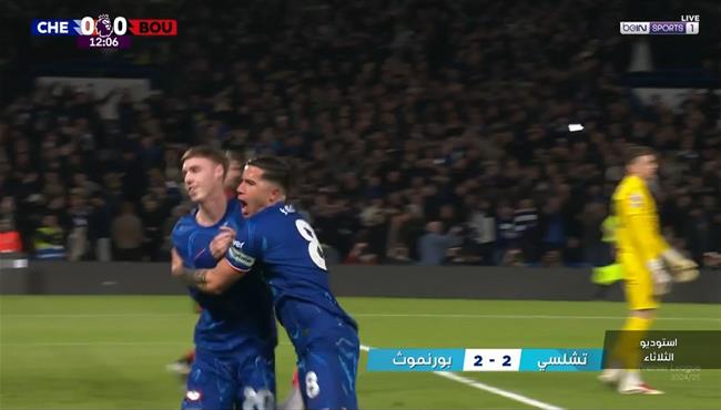 اهداف مباراة تشيلسي وبورنموث 2 2 الدوري الانجليزي