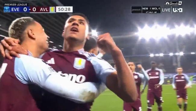 هدف فوز استون فيلا علي ايفرتون 1 0 الدوري الانجليزي