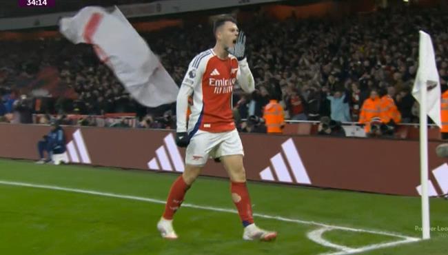 هدف مارتينيلي في مرمي استون فيلا بالدوري الانجليزي