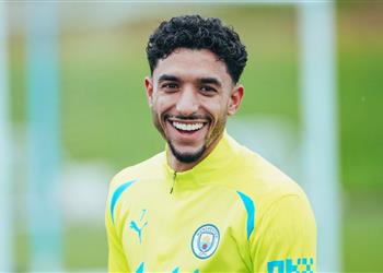 بالصور عمر مرموش يخوض مرانه الأول مع مانشستر سيتي