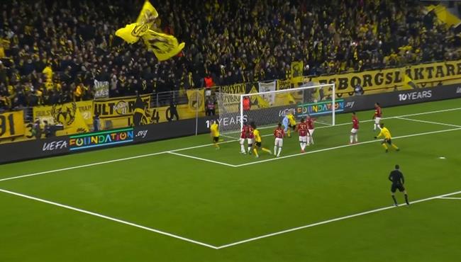 هدف فوز الفسبورج علي نيس 1 0 ورد فعل غاضب من محمد عبد المنعم