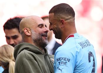 بعد رحيله كايل ووكر يوجه رسالة عاطفية إلى مانشستر سيتي وجوارديولا