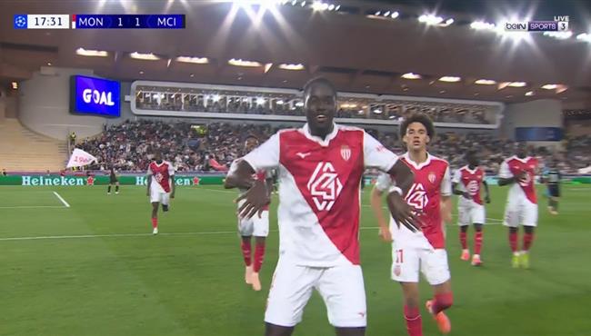 هدف تعادل موناكو الرائع مع مانشستر سيتي 1 1 دوري ابطال اوروبا
