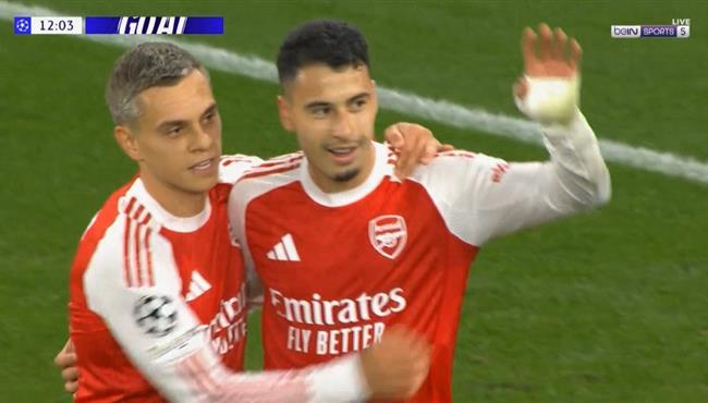 هدف مارتينلي في مرمي اولمبياكوس بدوري ابطال اوروبا