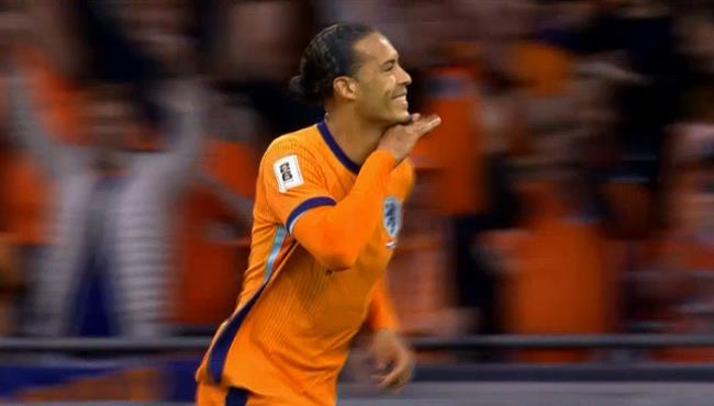 هدف فان دايك في مرمي فنلندا بتصفيات كاس العالم