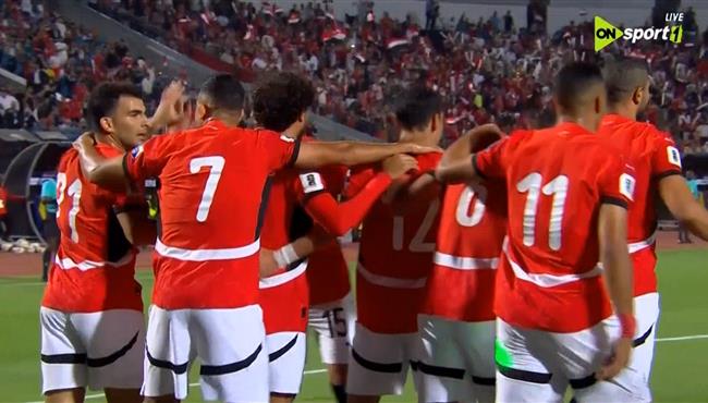 هدف مصر الاول في غينيا بيساو بتصفيات كأس العالم
