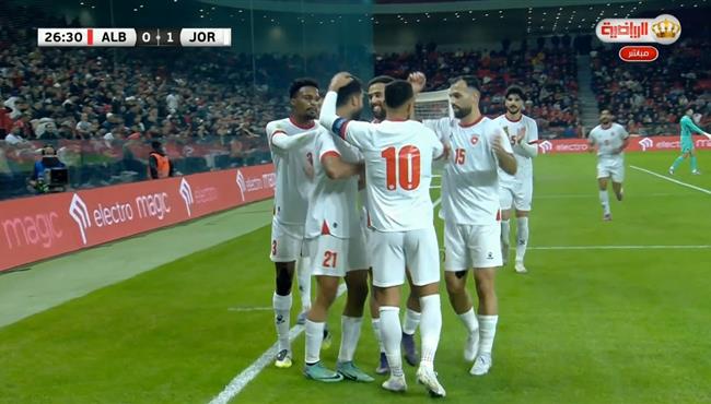 اهداف مباراة الاردن والبانيا 2 4 مباراة ودية