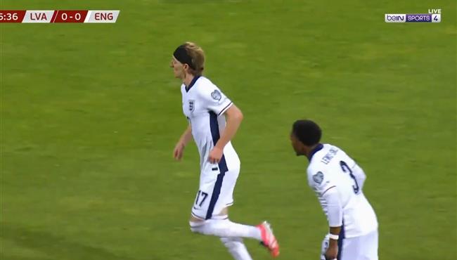 هدف جوردن الرائع في مرمي لاتفيا بتصفيات كاس العالم