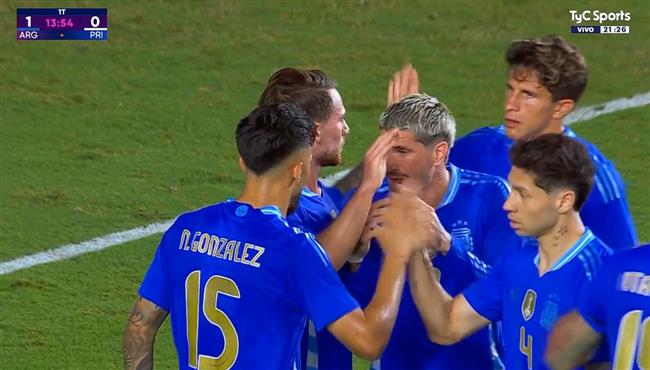 اهداف مباراة الارجنتين وبورتوريكو 6 0 مباراة ودية