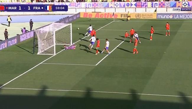 هدف تعادل فرنسا مع المغرب 1 1 نصف نهائي كأس العالم للشباب