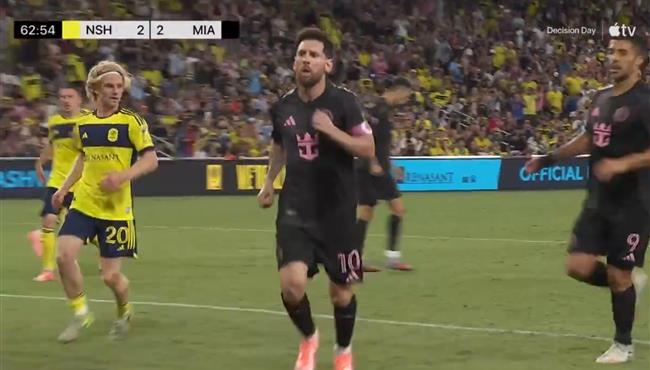 هدف ميسي الثاني في مرمي ناشفيل بالدوري الامريكي