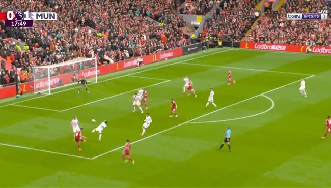 هل حرم الحكم ليفربول من ركلة جزاء امام مانشستر يونايتد بالدوري الانجليزي