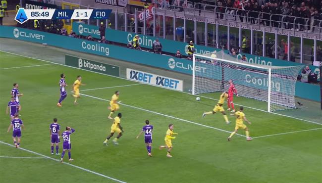 اهداف مباراة انتر ميلان وفيورنتينا 2 1 الدوري الايطالي