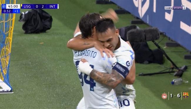 اهداف مباراة انتر ميلان وسانت جيلواز 4 0 دوري ابطال اوروبا