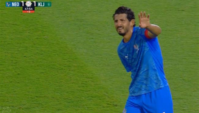 اصابة احمد حجازي وخروجة في مباراة الخليج ونيوم بالدوري السعودي