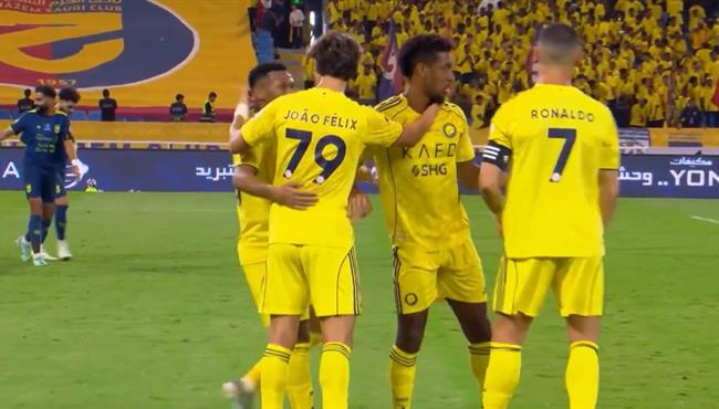 اهداف مباراة النصر والحزم 2 0 الدوري السعودي