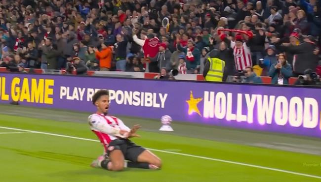 هدف برينتفورد الثاني في مرمي ليفربول بالدوري الانجليزي