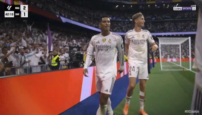 هدف بيلينجهام في مرمي برشلونة بالدوري الاسباني