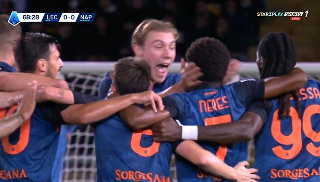 هدف فوز نابولي علي ليتشي 1 0 الدوري الايطالي