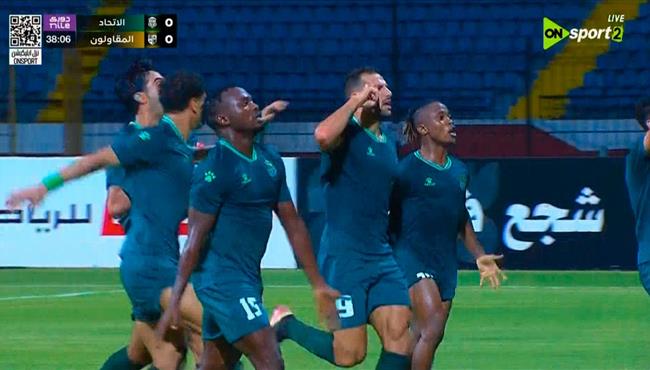 اهداف مباراة الاتحاد السكندري والمقاولون العرب 2 1 الدوري المصري