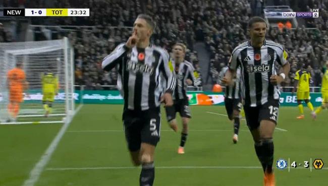 اهداف مباراة نيوكاسل وتوتنهام 2 0 الدوري الانجليزي