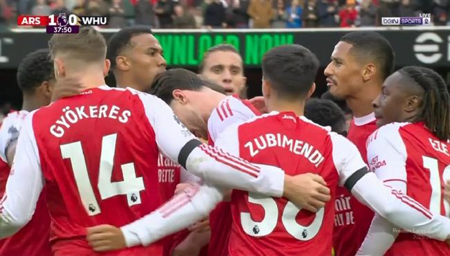 اهداف مباراة ارسنال ووست هام 2 0 الدوري الانجليزي