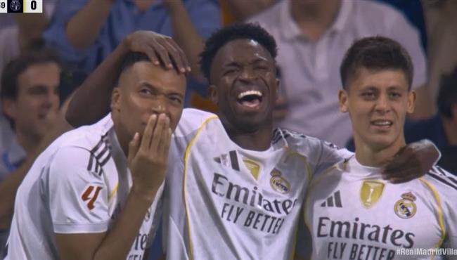 اهداف مباراة ريال مدريد وفياريال 3 1 الدوري الاسباني