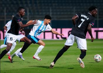 فيديو قطة وحمدي يسجلان هدفي بيراميدز الثاني والثالث أمام الجيش الرواندي