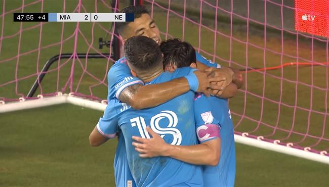 اهداف مباراة انتر ميامي ونيو انجلاند 4 1 هاتريك اسيست ميسي