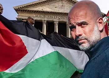 فيديو جوارديولا يوجه رسالة إلى جماهير برشلونة قبل مباراة منتخب فلسطين وكتالونيا وديا