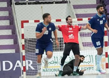 الأهلي بطل ا لـ السوبر المصري لكرة اليد بعد الفوز على سموحة