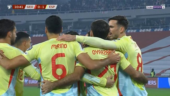 اهداف مباراة اسبانيا وجورجيا 4 0 تصفيات كأس العالم