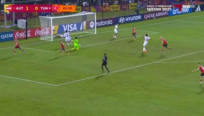 اهداف مباراة تونس والنمسا 0 2 كأس العالم تحت 17 عام